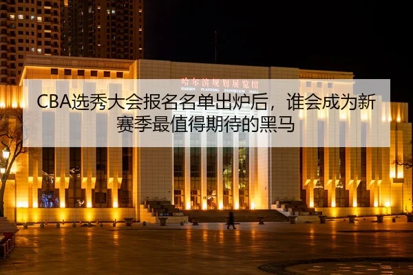 CBA选秀大会报名名单出炉后，谁会成为新赛季最值得期待的黑马